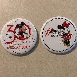 Disney buttons 3”